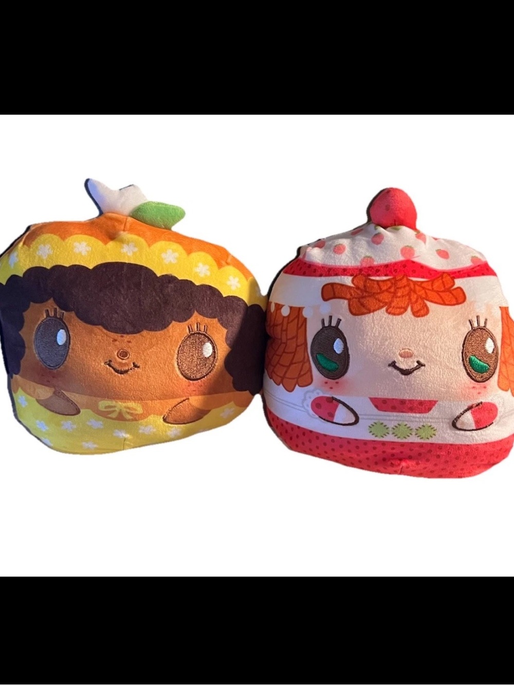 Strawberry Shortcake and Orange Blossom Reversible TeeTurtle Plushes